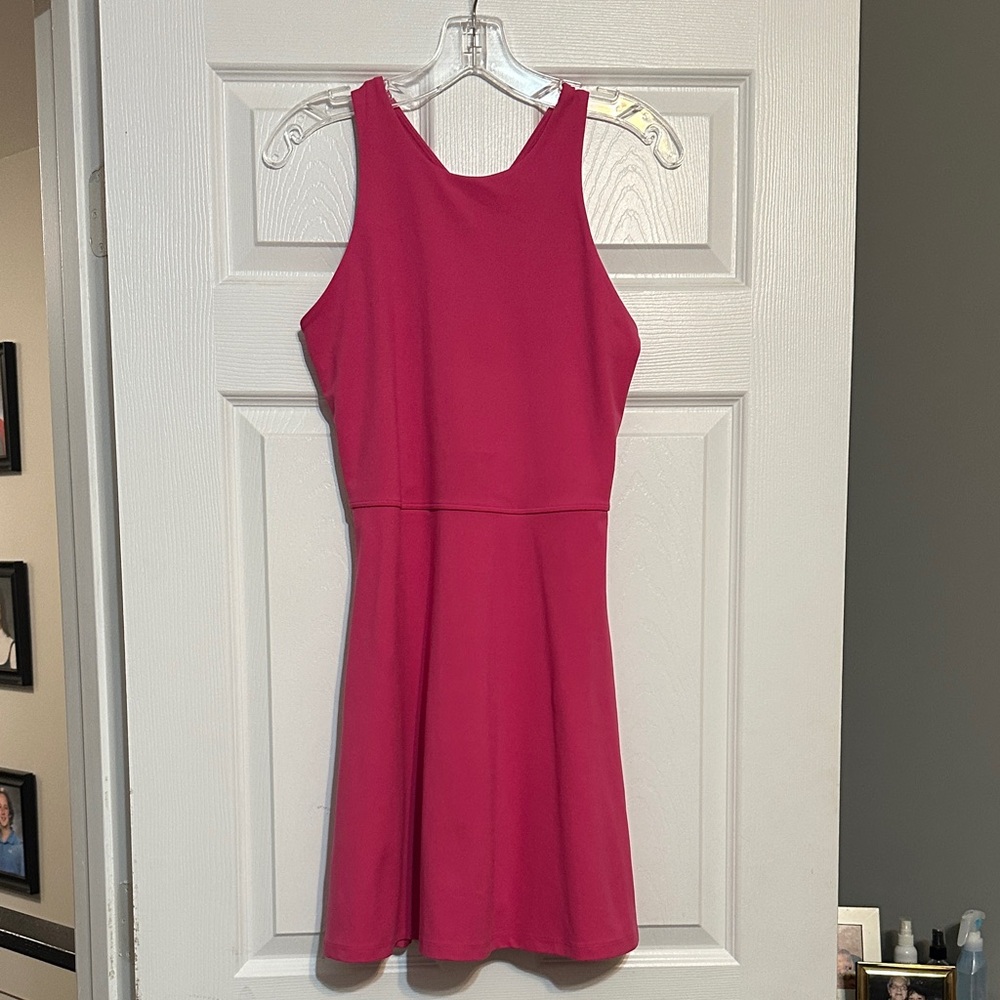 Athleta pink athletic dress with side pockets  - new without tags